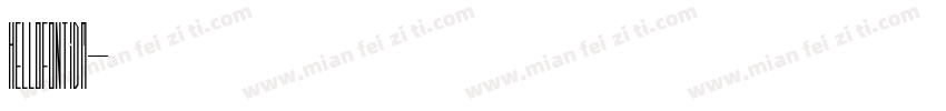 Hellofont ID M字体转换
